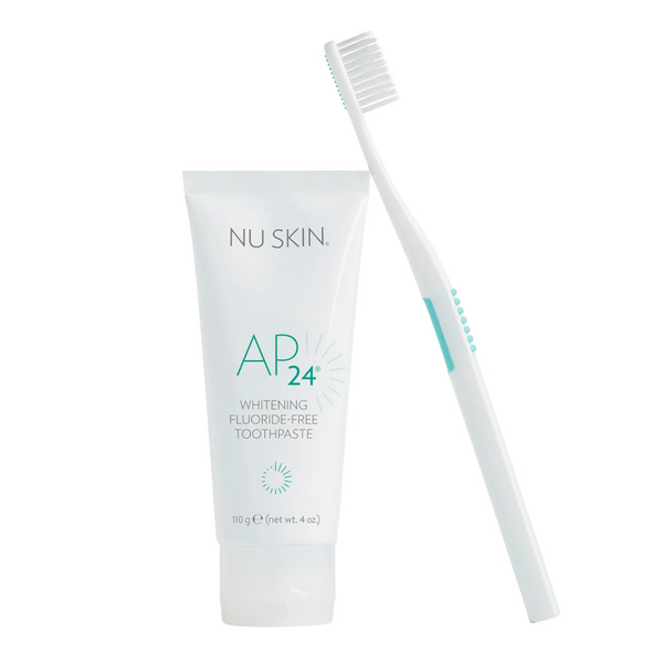 Instaglow Taner and AP 24® Whitening Fluoride-Free Toothpaste